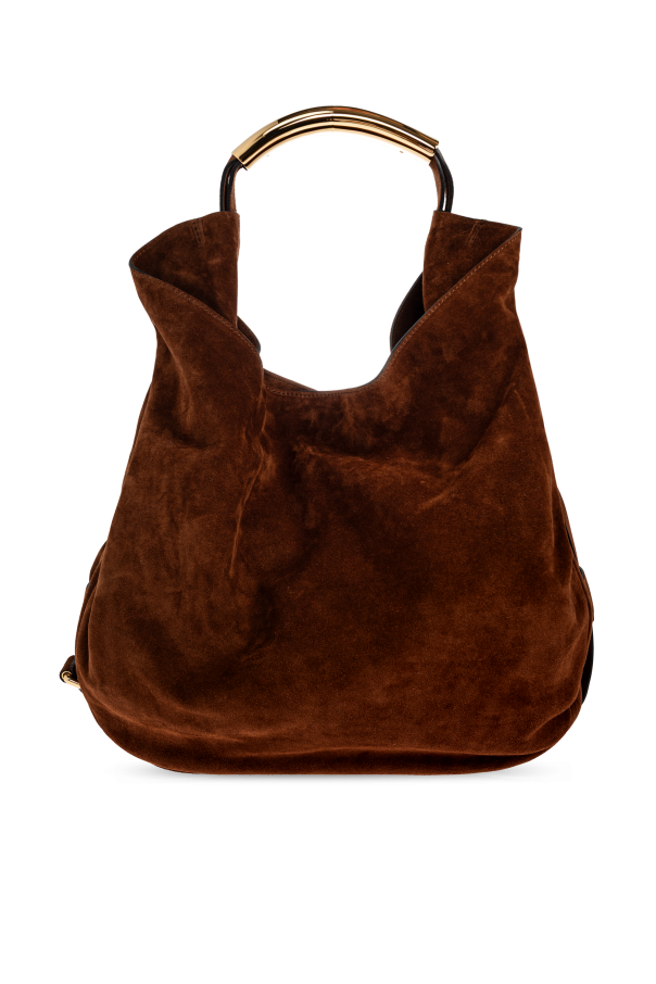 Suede bag `Handle Me` od Moschino