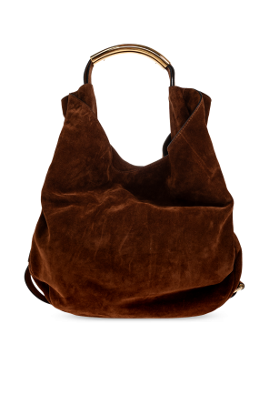 Moschino Suede bag `Handle Me`