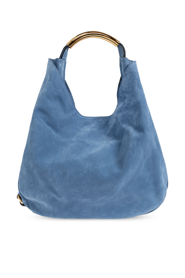 Suede bag `Handle Me` od Moschino