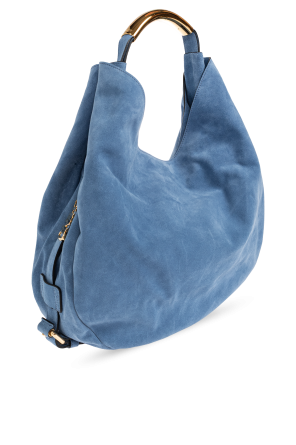 Moschino Suede bag `Handle Me`