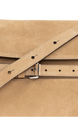 Moschino Schultertasche aus Wildleder