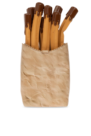 Moschino Churros motif clutch bag