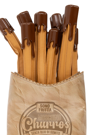 Moschino Churros motif clutch bag