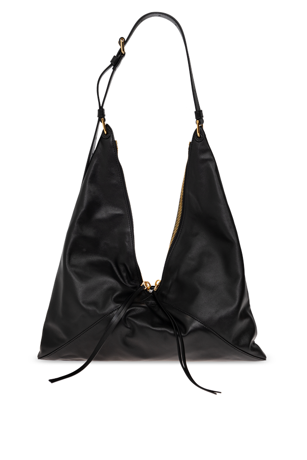 Leather shoulder bag od Moschino