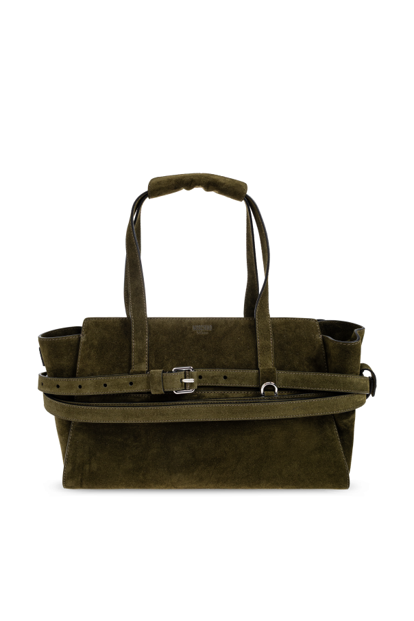 Leather shoulder bag od Moschino