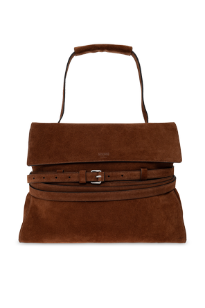 '‘Medium’' suede bag