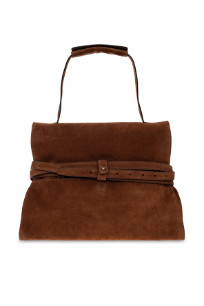 Moschino Semišová kabelka „Medium“