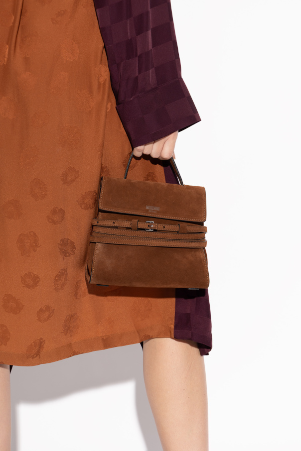 Moschino Wildleder-Handtasche