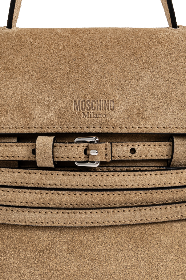 Moschino Suede bag `Tie Me`
