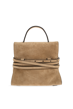 Moschino Suede bag `Tie Me`