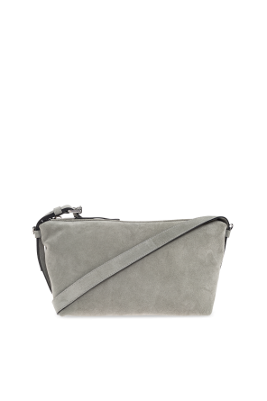 Suede shoulder bag