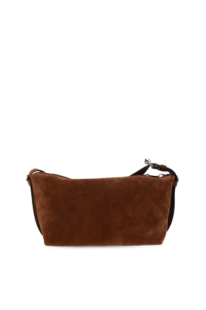 Moschino Wildleder-Schultertasche mit Logo