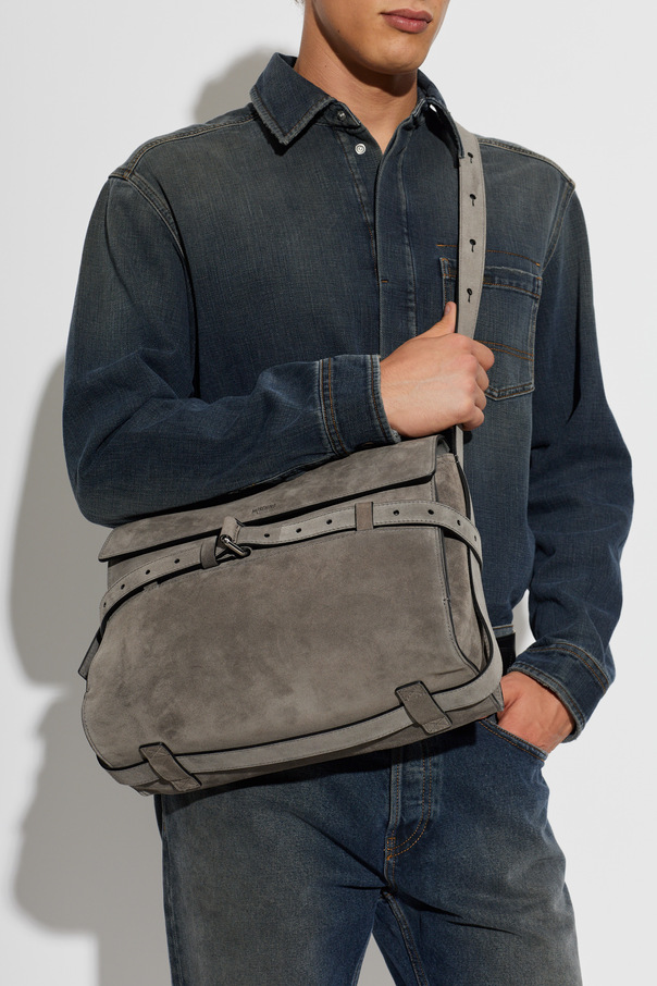 Moschino Suede bag `Tie Me`