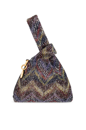 Handbag with shimmering sequins