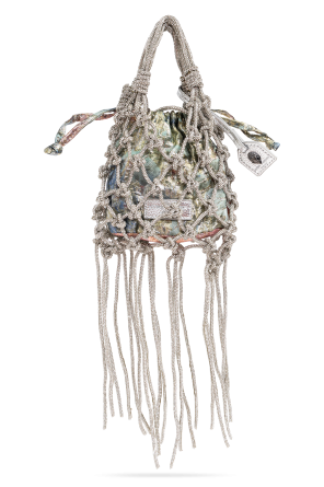 Macrame Crystal Mini' hand bag