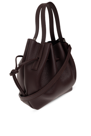 Yuzefi Bolso de cuero ‘Scallop Mini’