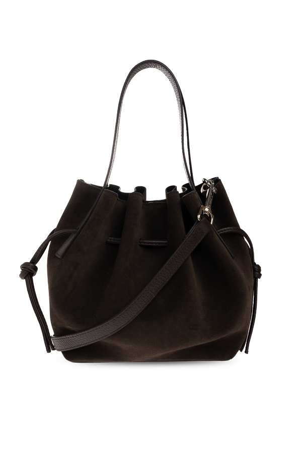 Suede bag ‘Scallop Mini’ od Yuzefi