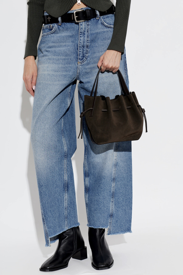 Yuzefi Suede bag ‘Scallop Mini’