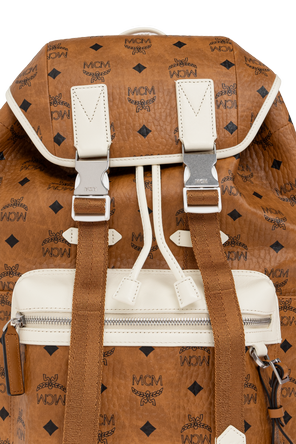 MCM Brown flap-top backpack