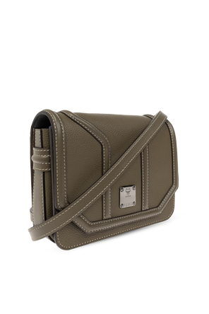 MCM Leather logo crossbody bag