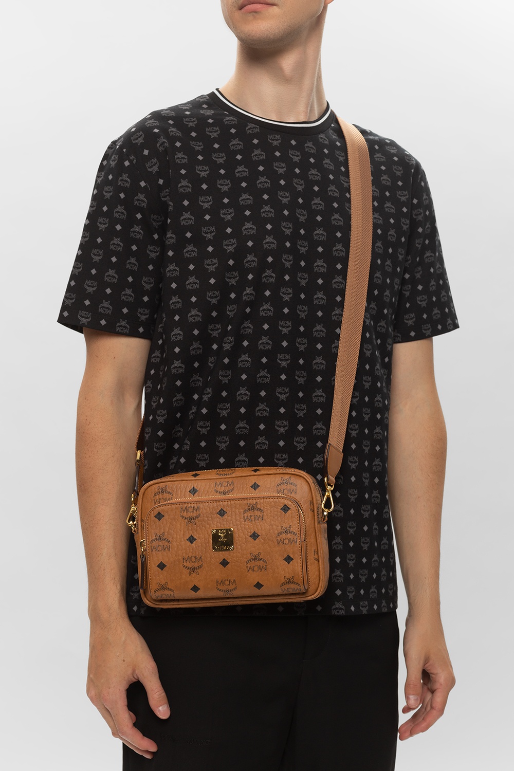 MCM Logo shoulder bag