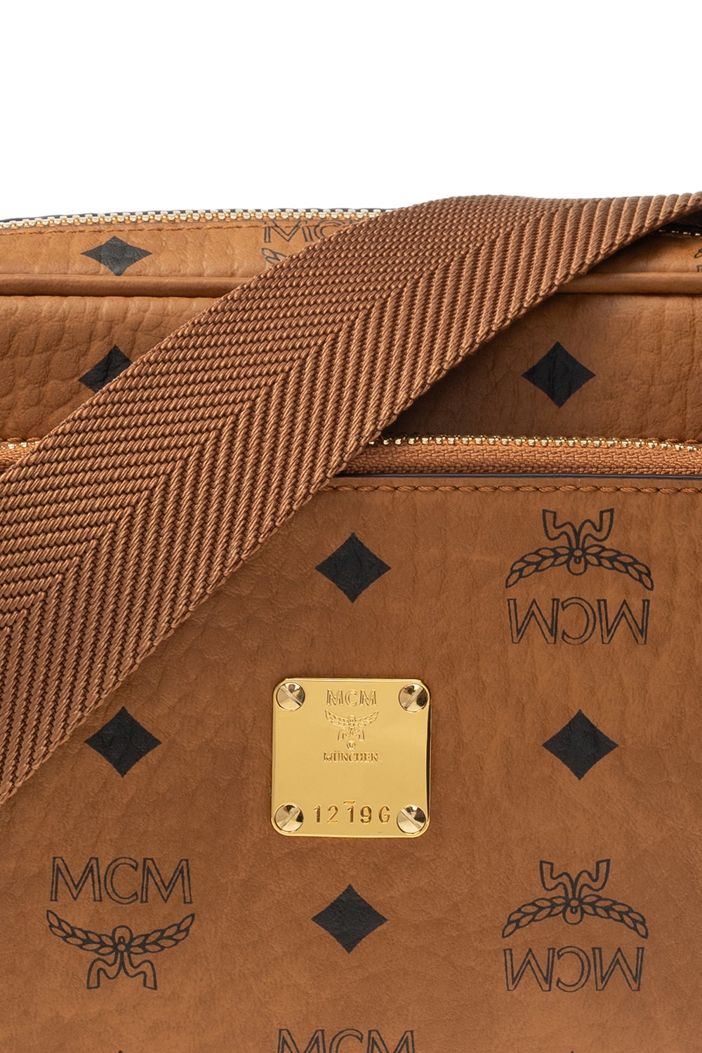 MCM Logo shoulder bag