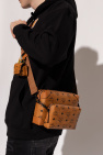 MCM BROWN ‘Klassik’ shoulder bag with detachable pouch