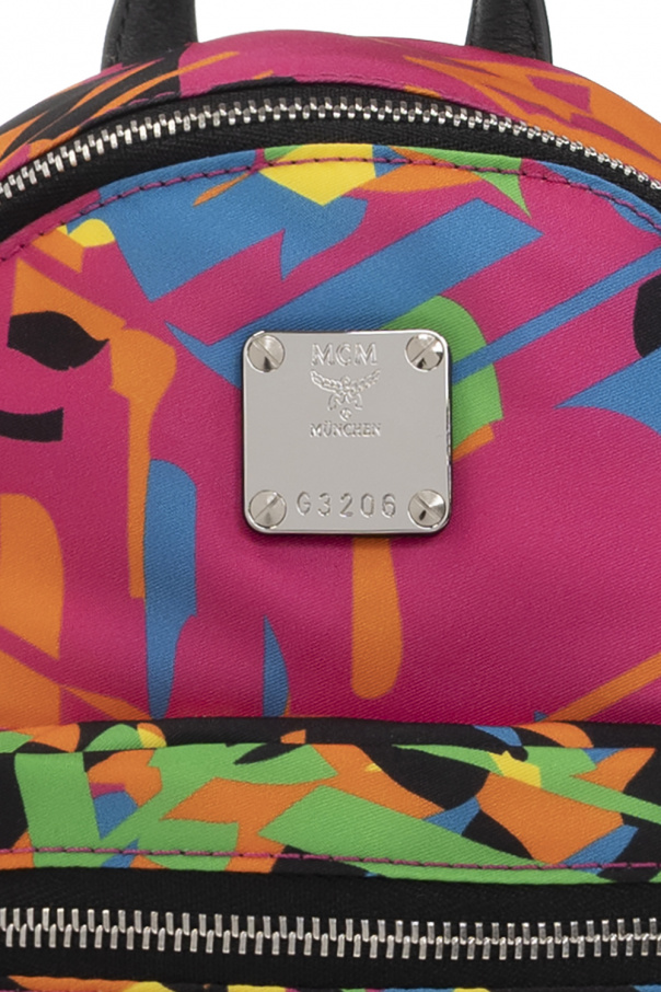 MCM ‘Stark’ patterned one-shoulder Sides backpack