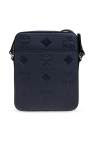 MCM NAVY BLUE Leather shoulder bag