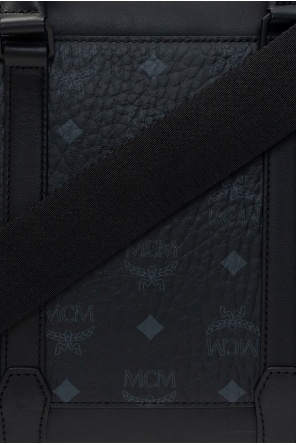 MCM Cleo Smooth Leather Shoulder Bag