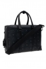 MCM patterned jacquard shoulder bag
