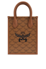 MCM BROWN Shoulder bag with logo