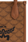 MCM BROWN Shoulder bag with logo