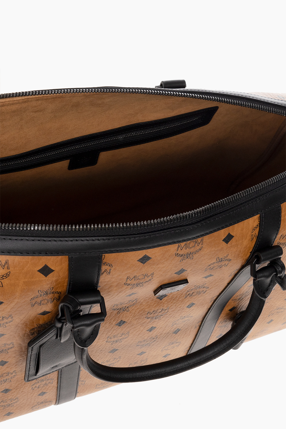 MCM Monogrammed duffel bag