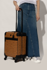 MCM BROWN Suitcase with wheels