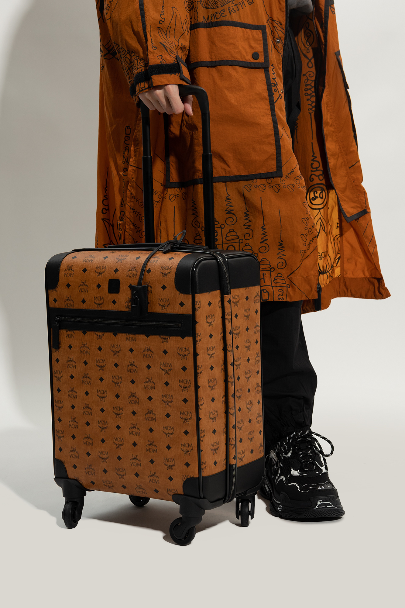 MCM Suitcase with wheels