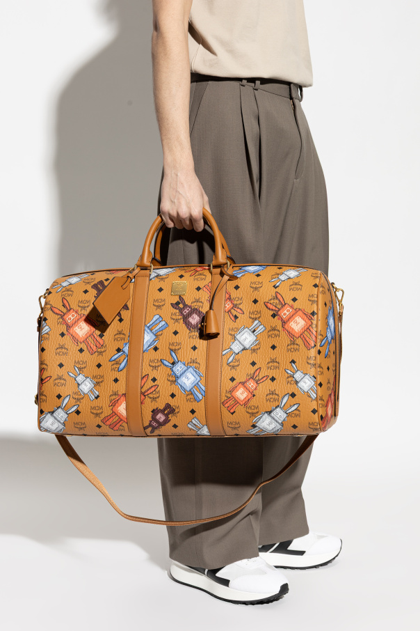 MCM Handgepäcktasche mit Aufdruck