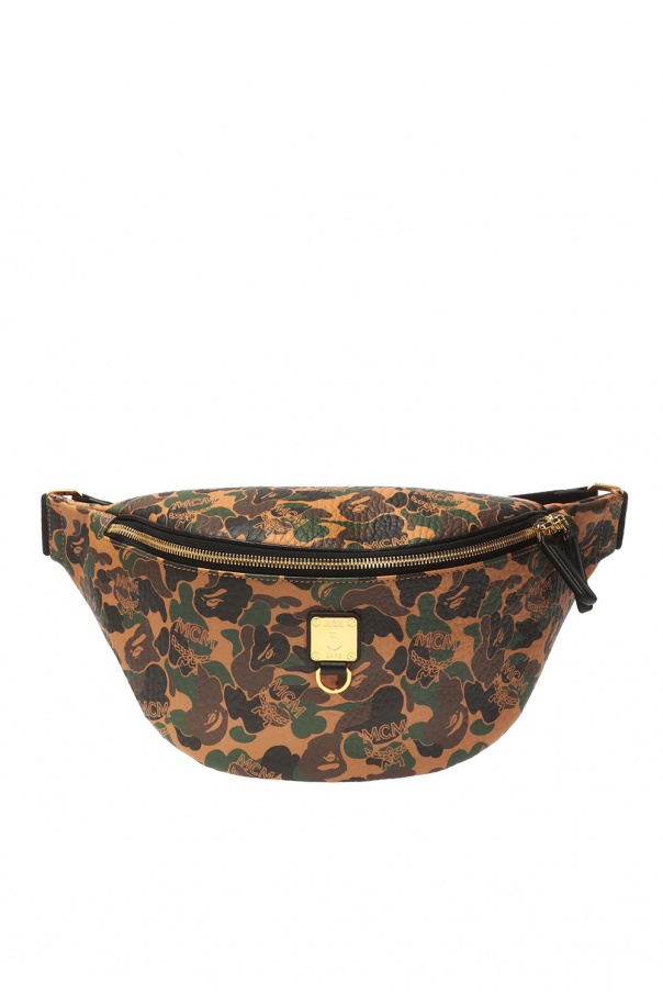 MCM X BAPE Branded belt bag | Men's Bags | Vitkac