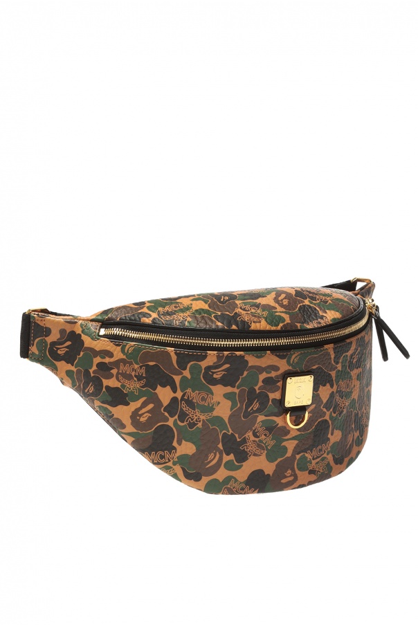 Bape MCM Stark Waist Belt Bag, Luxury, Bags & Wallets on Carousell