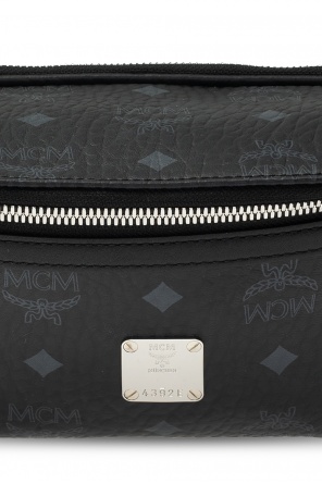 MCM Logo belt London bag