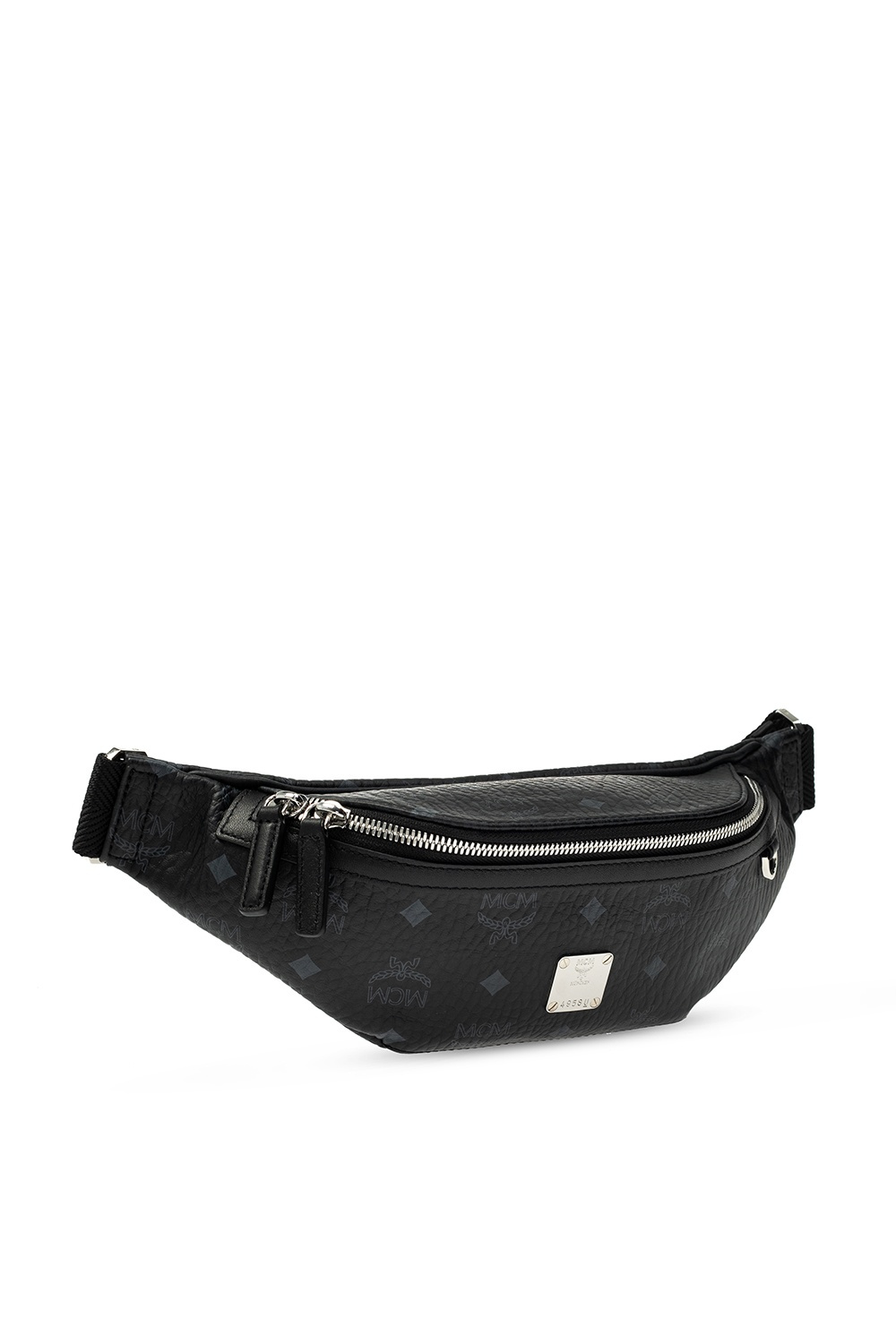 Mcm Small Fursten Belt Bag - Black
