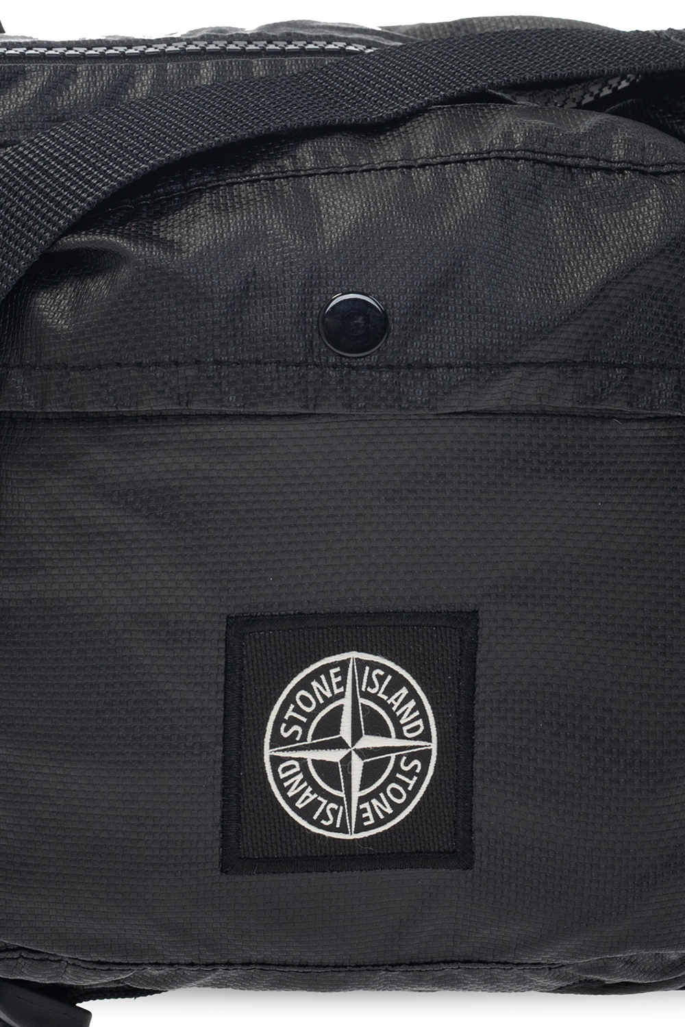 Stone Island monogram print zip up holdall bag item