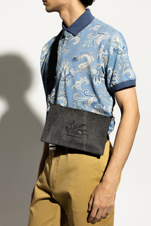 Etro Shoulder bag with logo-shaped patch