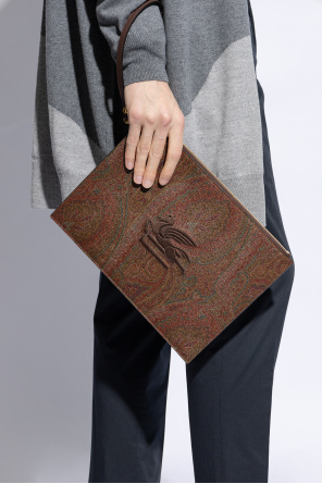 Logo-embroidered handbag od Etro