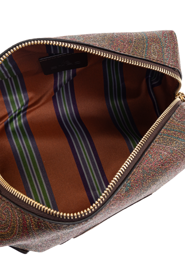 Etro Cosmetic bag with embroidered logo