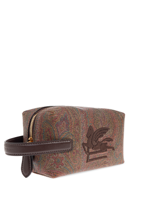Etro Cosmetic bag with embroidered logo