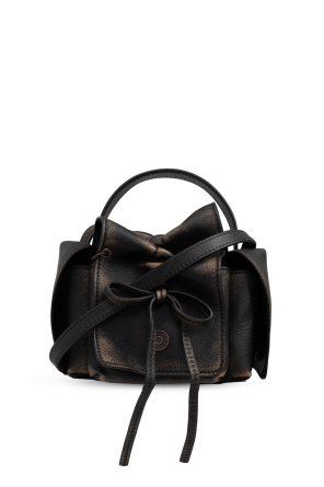 Leather shoulder bag