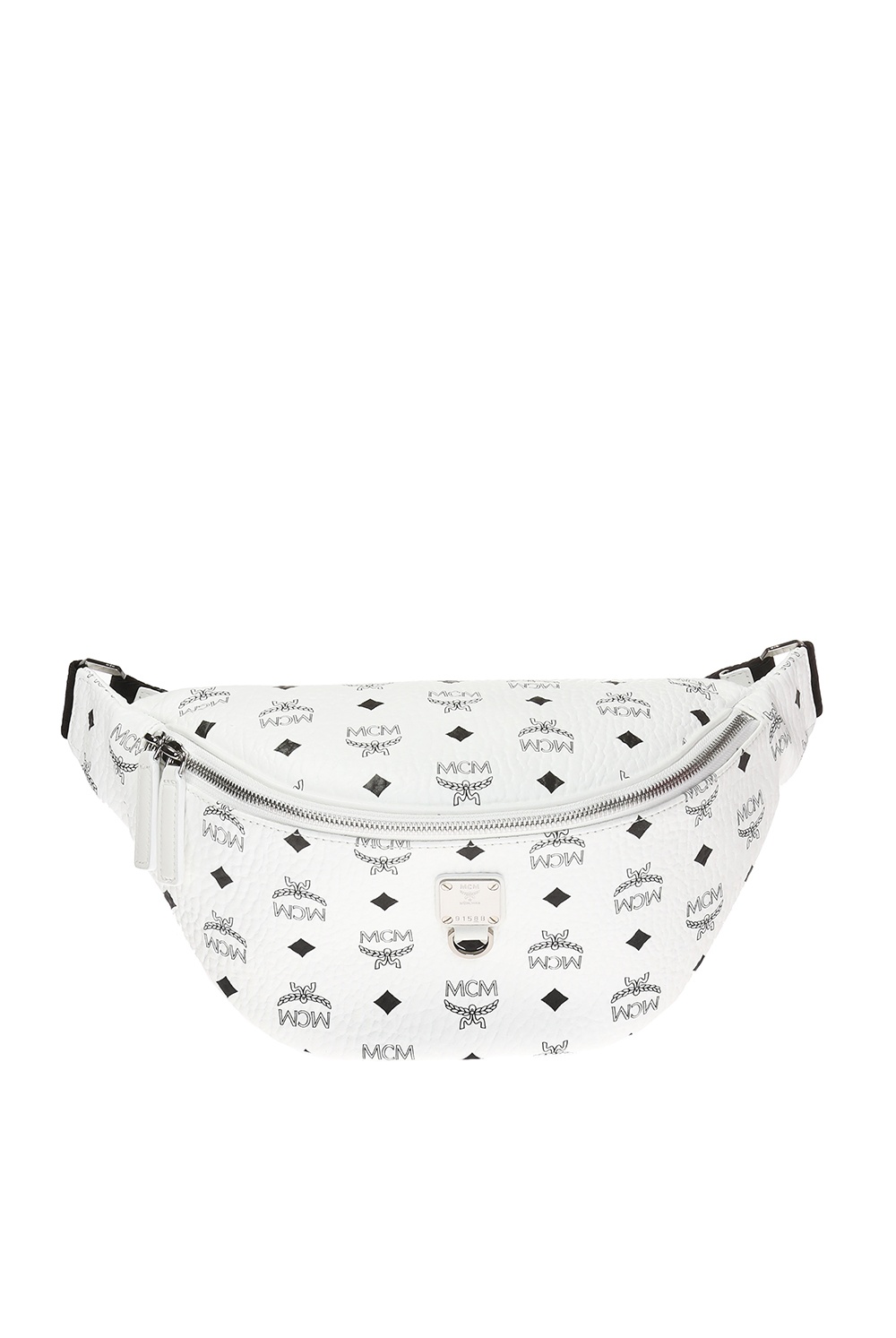 mcm fanny pack white