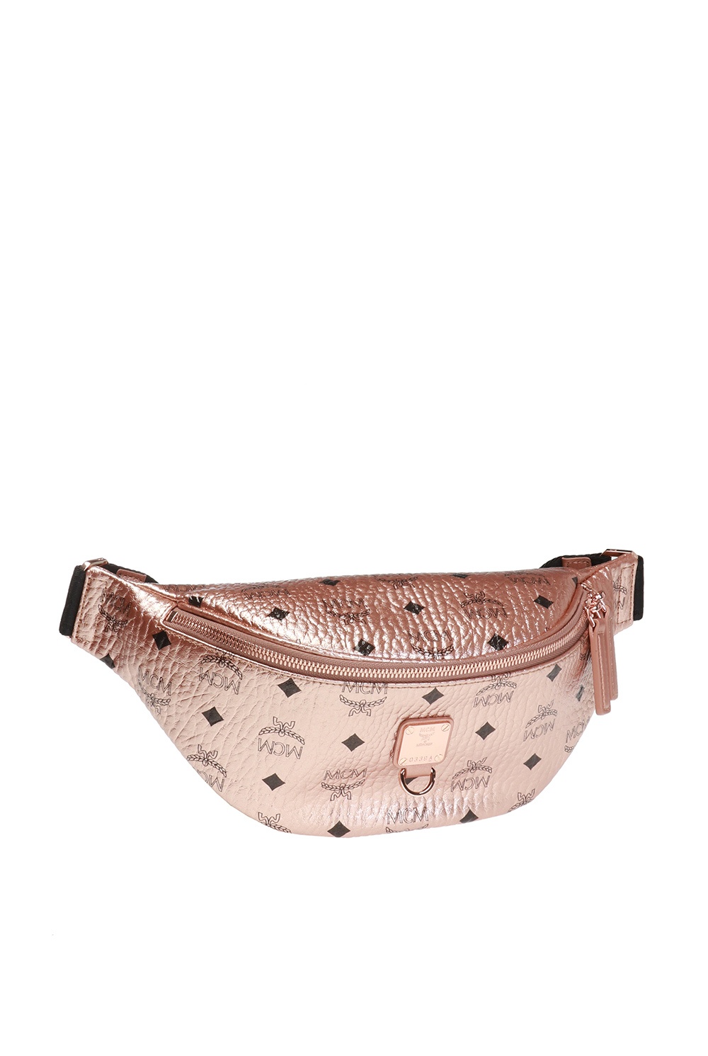 mcm rose gold fanny pack