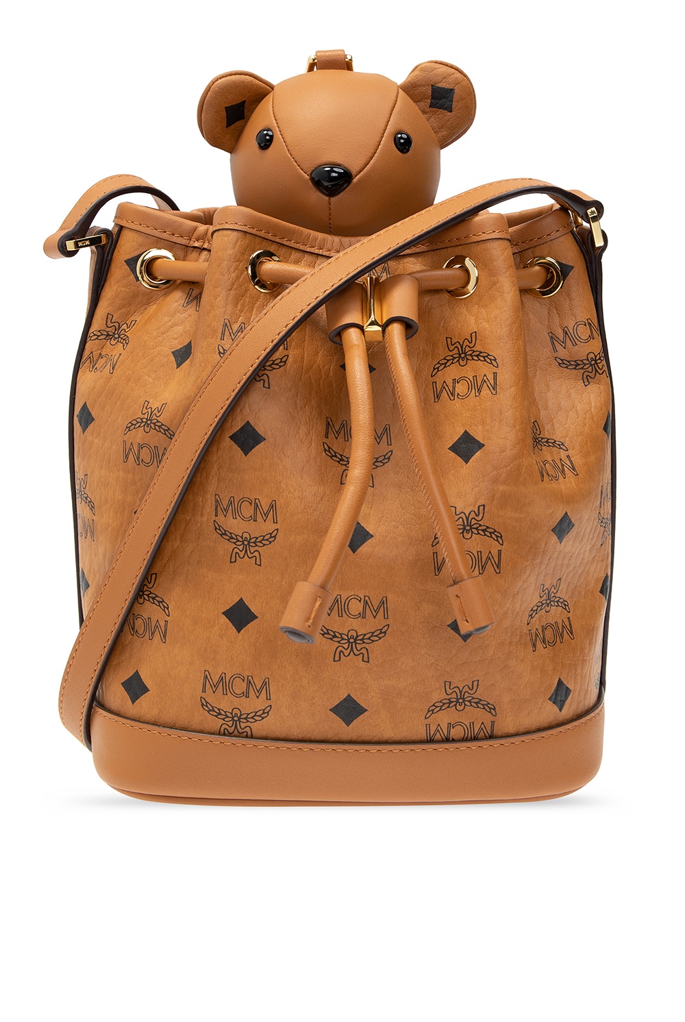 MCM Brown Teddy Bear Backpack